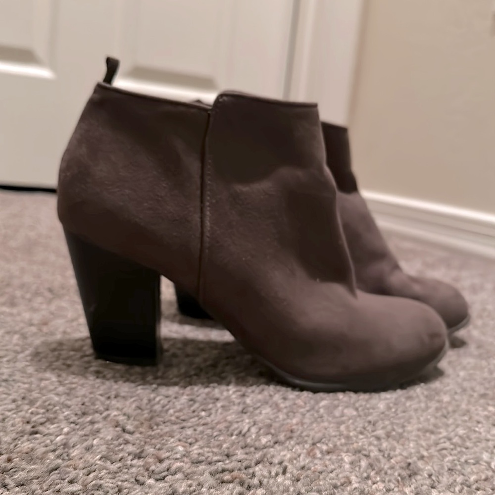 Gap heeled ankle booties.